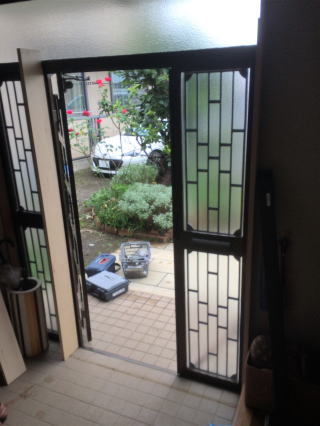 玄関網戸