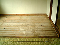 フローリングに変更前